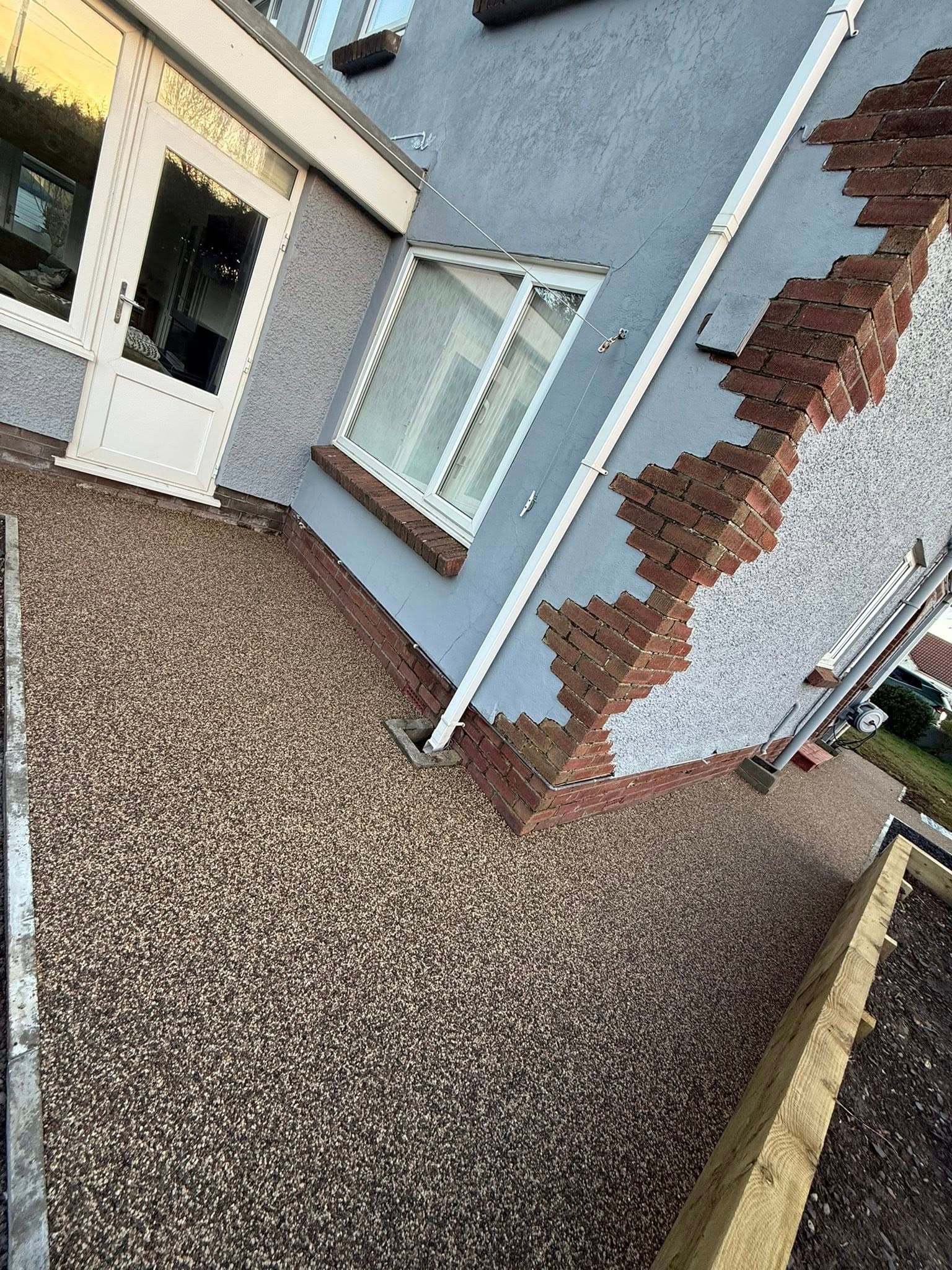 Resin Path Around Conservatory