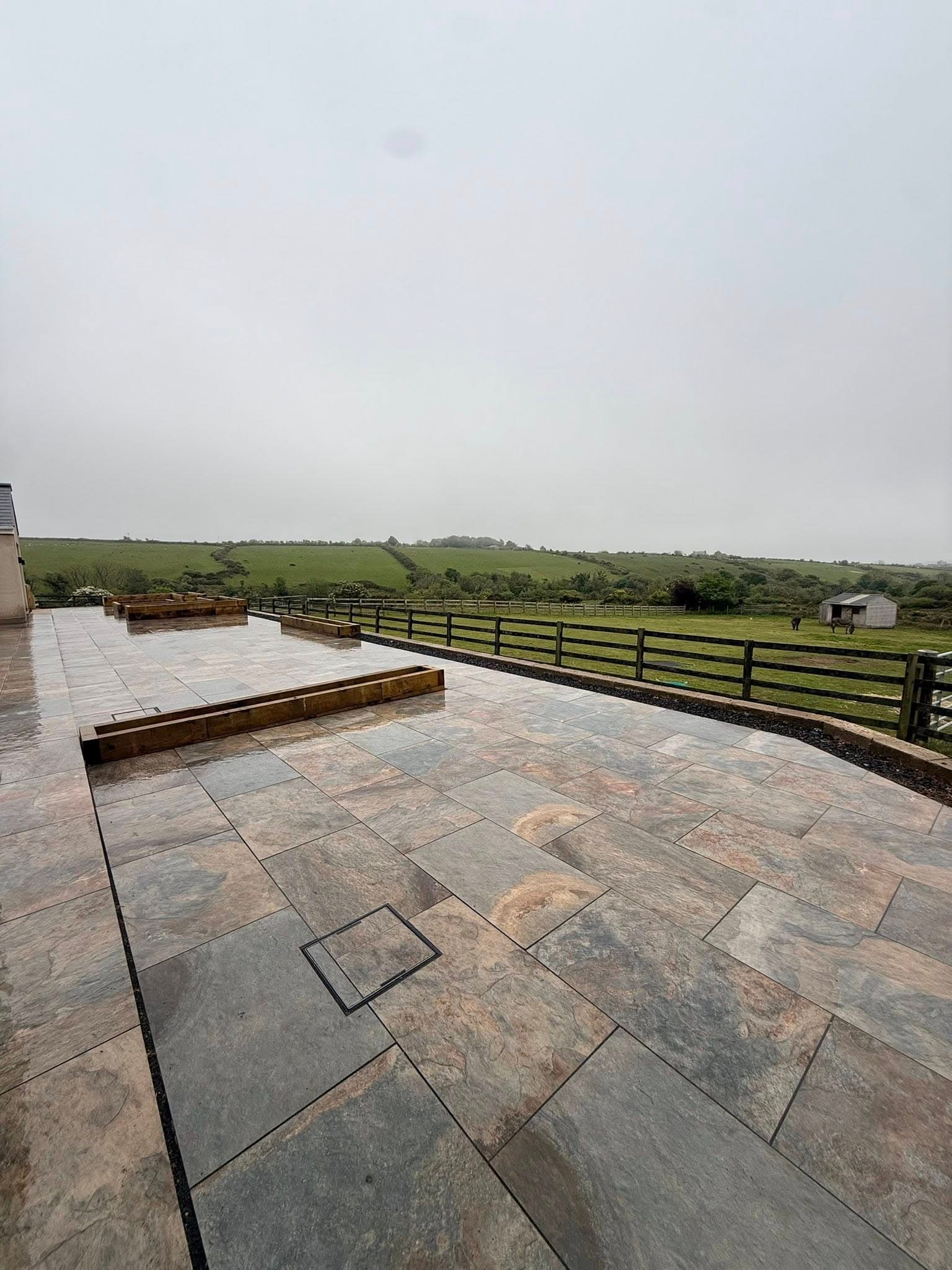 Large Resin Driveway Entrance