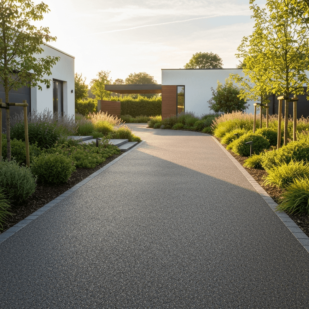 Premium resin bound driveway surfacing — HPM Groundworks Isle of Man