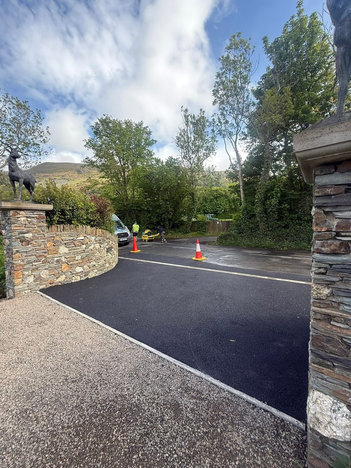 Tarmac surfacing IOM